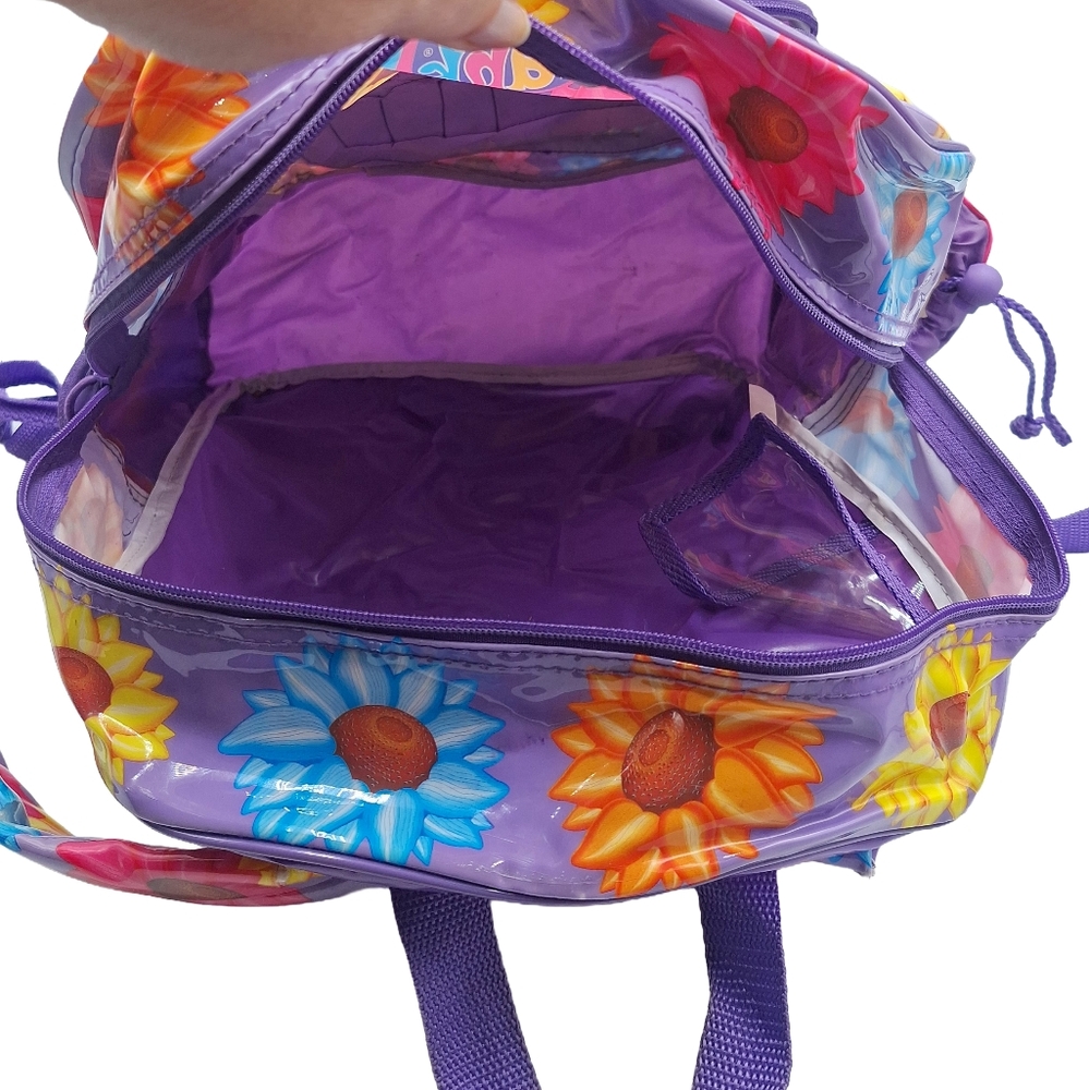 VTG Lisa Frank Sunflower Kittens Large Full-size Backpack - Picture 8 of 14
